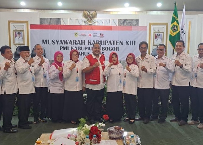 Indra Fermanto Resmi Ketua PMI Kabupaten Bogor, Fokus Penguatan Relawan dan Pembangunan RS PMI