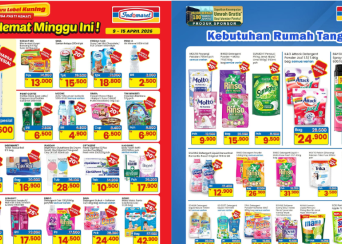 Katalog Promo JSM Indomaret Terbaru 10-12 April 2026, Serbu Rinso Detergent-KAO Attack Mulai Rp9 Ribuan!