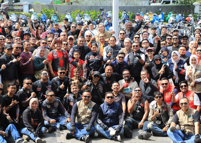 Meriahkan Hari Jadi Bogor ke-543, Bupati dan Wali Kota Touring Bareng Rider: Ada Gary Iskak Juga!