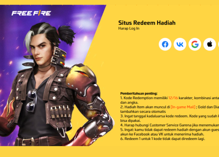 Update Kode Redeem FF Hari ini Rabu 18 Juni 2025: Dapatkan Skin Hero Gratis!