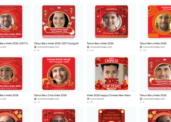 50 Link Twibbon Imlek 2026 Terbaru Lengkap Ucapan, Rayakan Tahun Baru China di Medsos