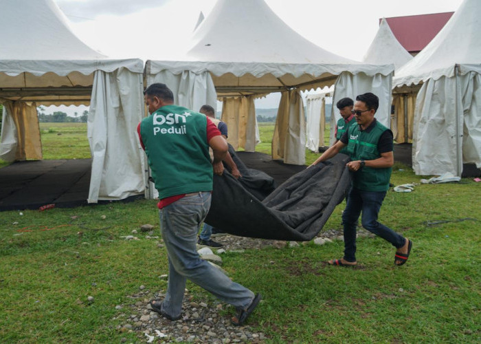 BTN Bangun Dapur Umum dan Serahkan Bantuan Kemanusiaan untuk Warga Terdampak di Pidie Jaya, Aceh