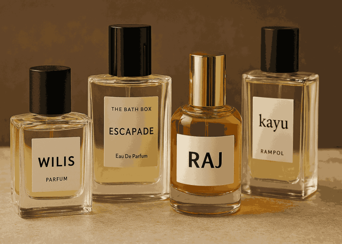 Temukan rekomendasi parfum lokal tahan lama dengan wangi elegan dan harga terjangkau. Cocok untuk pria maupun 