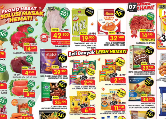 Promo Superindo Minggu Ini Weekday 6-9 April 2026, Ikan Tuna Mulai Rp8 Ribuan