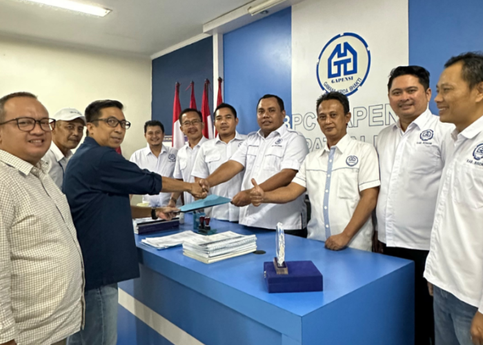 Irsan Jadi Bakal Calon Tunggal Ketua Gapensi Kabupaten Bogor Periode 2026-2031  ‎