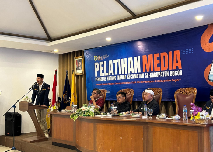 80 Anggota Karang Taruna Kecamatan Se-Kabupaten Bogor Dilatih Jadi Pelopor Media