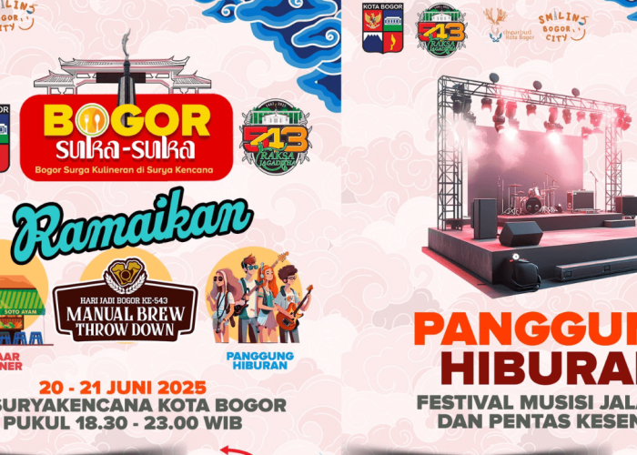 Event Bogor Suka-Suka Bakal Hadir di Suryakencana 20-21 Juni 2025, Bisa Kulineran Sepuasnya!