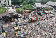 Pasca Kebakaran Operasional TPA Galuga Kembali Normal, Armada Truk Sampah Diatur