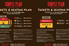 Harga Tiket Konser Simple Plan di Jakarta dan Surabaya 2026, Jadwal Penjualan Dibuka 4 Mei 